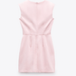 SATIN EFFECT MINI DRESS