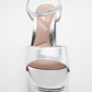 CHUNKY HIGH HEELED PLATFORM SANDALS