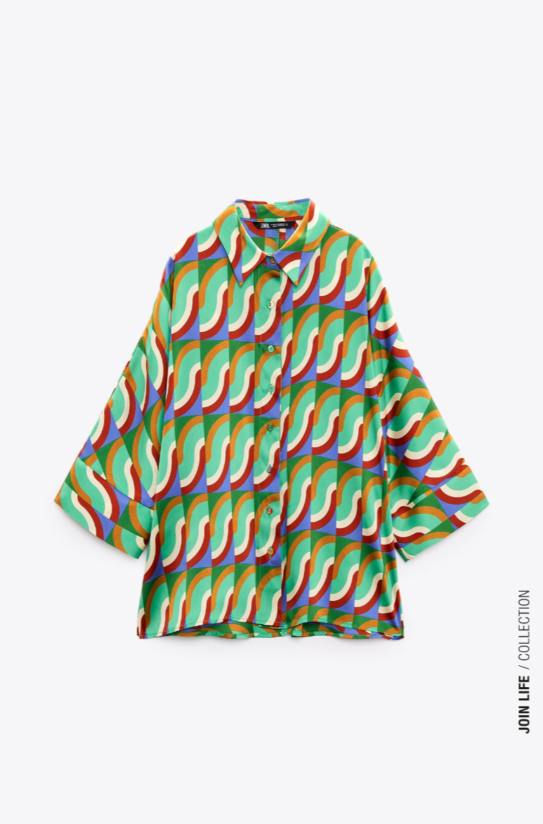 GEOMETRIC PRINT SHIRT