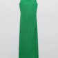 OPEN BACK KNIT DRESS