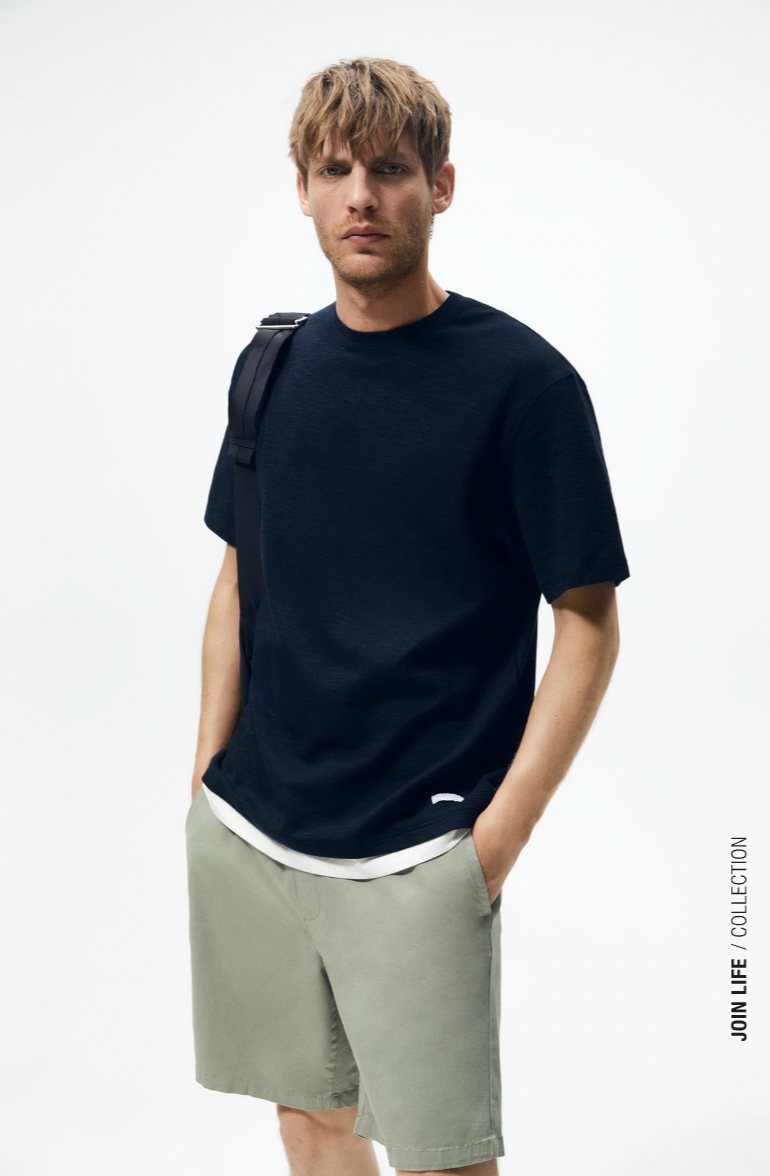 LAYERED TRIM T-SHIRT