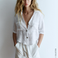 SHORT SLEEVE LINEN SHIRT