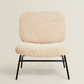 FAUX SHEARLING CHAIR