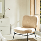 FAUX SHEARLING CHAIR
